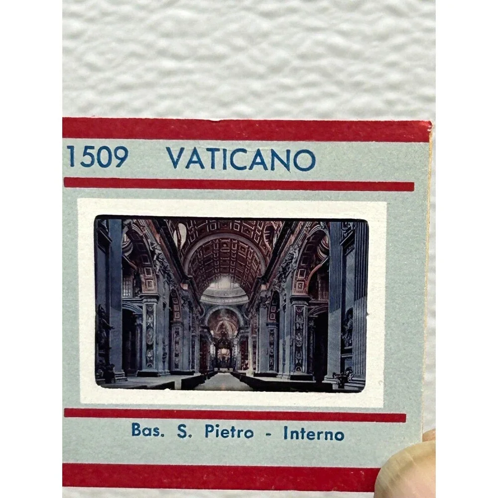 Vtg Lot Of 24 Color Slides DIA-SOUVENIR Architecture Buildings Of Rome Italy